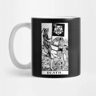 DEATH Tarot Card vintage retro illustration Mug